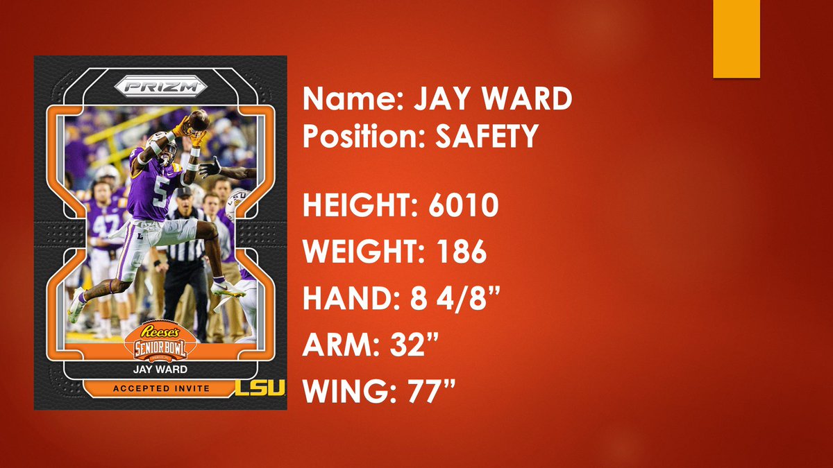 seniorbowl's tweet image. Official Senior Bowl Measurements 
#TheDraftStartsInMOBILE™️