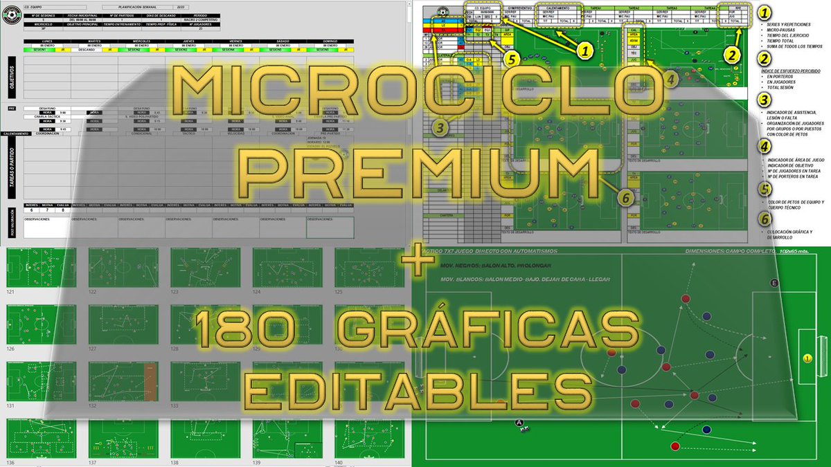 Jesús Pérez (@entrenadordel11) on Twitter photo ¿Tienes poco tiempo? Comparto GRATIS Micro-ciclo +100 gráficas, todo editable.
Sólo tienes...
🧑💻+SÍGUEME
🔀+RETWEET
📬+CORREO
Si quieres el formato PREMIUM, mucho más EFICIENTE
info+precio: je_ge@hotmail.com
#futbol #Entrenador #Entrenamiento #Deportes ¿Tienes poco tiempo? Comparto GRATIS Micro-ciclo +100 gráficas, todo editable.
Sólo tienes...
🧑💻+SÍGUEME
🔀+RETWEET
📬+CORREO
Si quieres el formato PREMIUM, mucho más EFICIENTE
info+precio: je_ge@hotmail.com
#futbol #Entrenador #Entrenamiento #Deportes