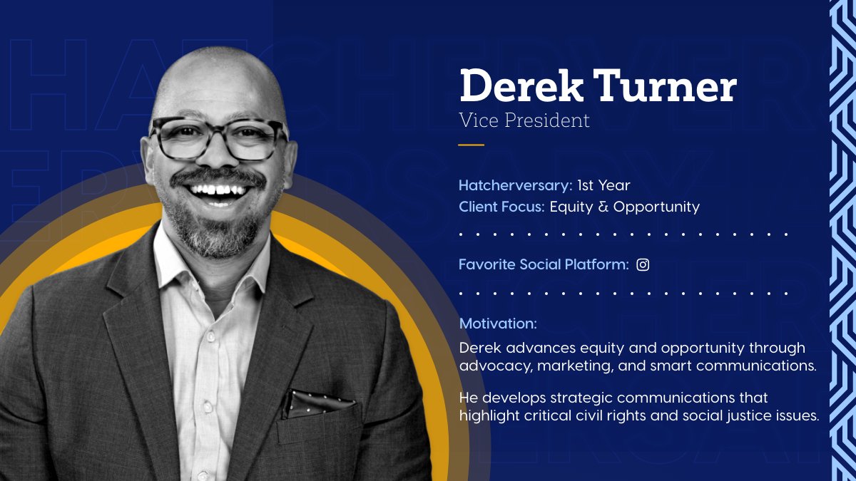 thehatchergroup's tweet photo. This January we are celebrating our amazing colleague, Derek. Happy one-year work anniversary! 🎉 Find out how his focus on equity and opportunity can benefit your organization. #HatchTag #WorkAnniversary
https://t.co/d8SwlH9e9u https://t.co/AzF4dH8ZoQ