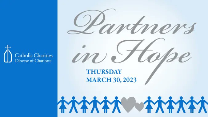Piedmont Triad friends, we are thrilled to announce #PartnersInHope2023 on March 30th. Join us for a complimentary cocktail reception and dinner to Strengthen Families, Build Communities, and Reduce Poverty in the Piedmont Triad region.

Register: bit.ly/3wGCduT