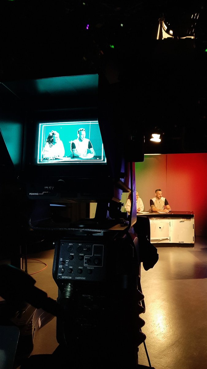 Bethonset's tweet photo. Loving my role as camera operator on the quiz show 'Strong point'
#tvstudio #tv #teamwork #quizshow #cameraop #camerawoman https://t.co/5eUUVCNrRd