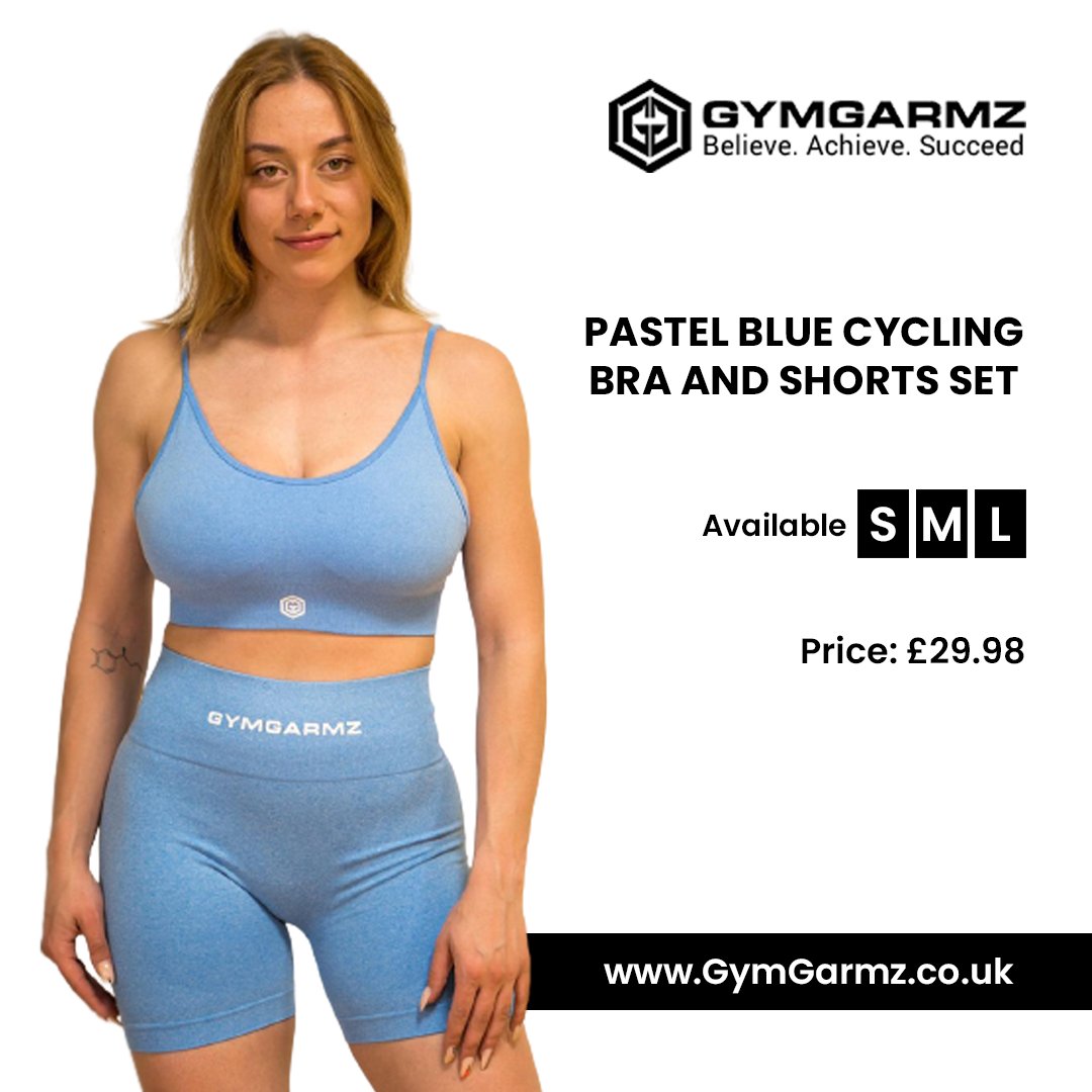 GymGarmz's tweet image. Let's Order Our Best &amp;amp; Quality Pastel Blue Sports Bra &amp;amp; Shorts Set from our Store in UK!

Shop Now 👉 GymGarmz.co.uk

#pastelblue #branded #sportsbra #sportsshorts #gym #gymclothes #gymclothing #gymgarmz #gymgarmzuk