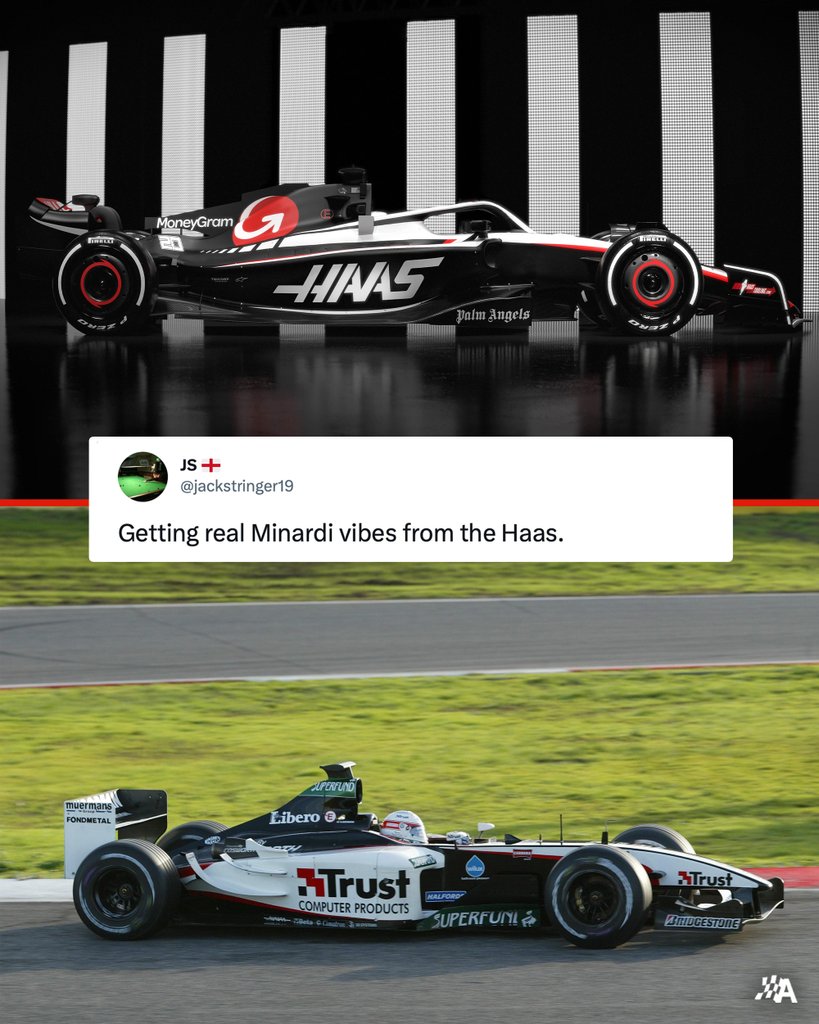 autosport's tweet photo. A fair comparison? 🤔🔍️

@HaasF1team https://t.co/9sLSc3zh0U