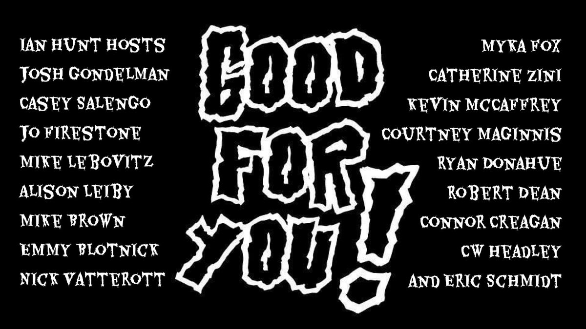 Come see these amazing comics this Saturday at 7 at Rockwood Music Hall