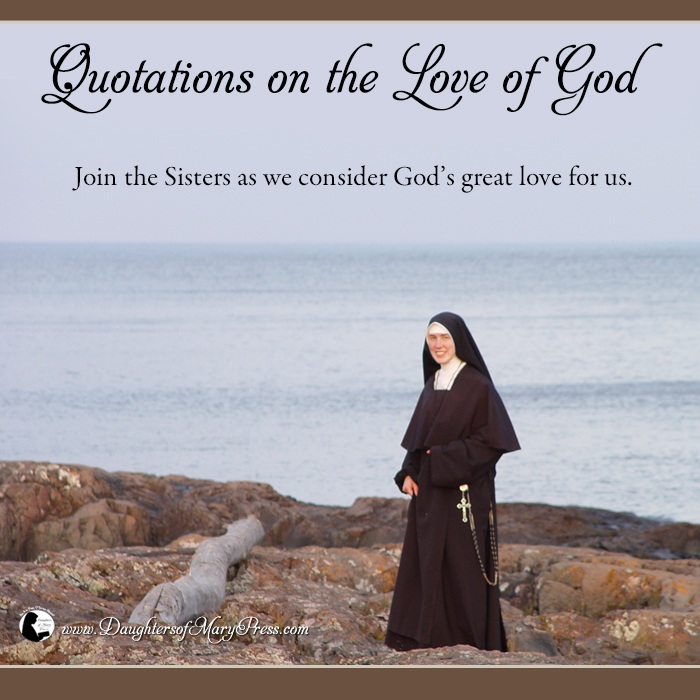 Join the Sisters as we prepare for the holy season of Lent and consider God’s great love for us.
#DaughtersofMaryPress #DaughtersofMary #ReligiousSisters #GodsLoveForMe #LoveOfGod #GodsLoveNeverFails #LoveOfGod #Catholics #CatholicLife #CatholicFamily