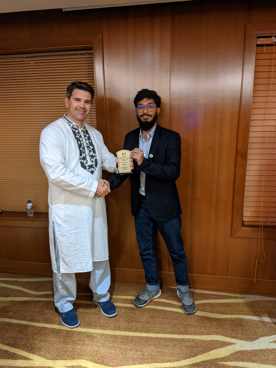 Mazhar5541987's tweet photo. Met these awesome people 
Professor Dr. Brent McCusker, Co-founder and Co-investigator of @youthmappers 
Miss @MohiuddinMaliha, Mr. @sshariar1991, and Miss @Airinnila ❤️

#YouthMappers 
#youthmappersatbsmrmu
#openstreetmap
#OSMBD 
#Bangladesh https://t.co/nEgv3yacwy