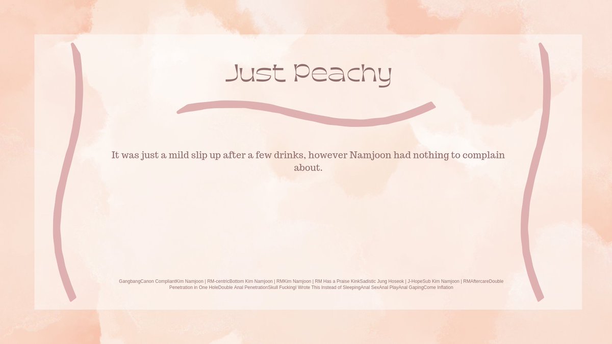 bottomjoonfest's tweet photo. 🍑 Just Peachy 🍑
𝕆𝕥𝟟, 𝕖𝕩𝕡𝕝𝕚𝕔𝕚𝕥, 𝕠𝕟𝕘𝕠𝕚𝕟𝕘
https://t.co/uf1dgfz8PE https://t.co/SZz9mLSOBC