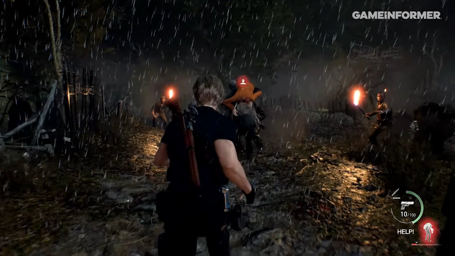Resident Evil 4 Remake lluvia