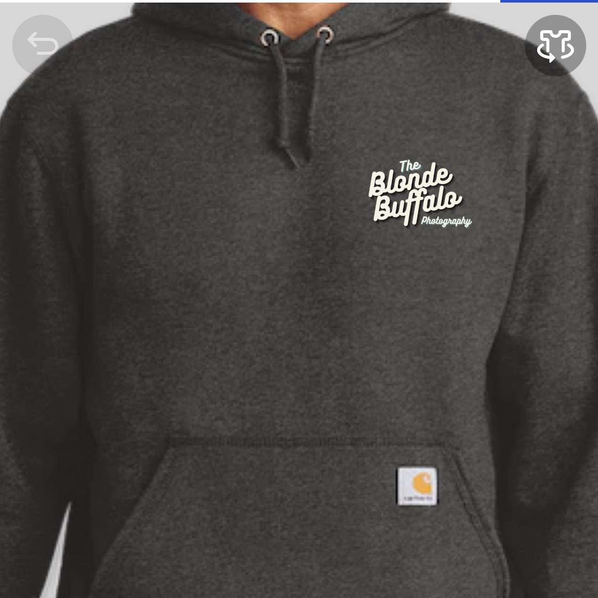 TrishFerrero's tweet photo. This winters merch order fair warning the Carhartt ones are $90.00 🙃 crewnecks $27.00 + shipping outside Eddy Co NM. Hit my line! TAT is 14 days 🤪 https://t.co/xOVvALI8Qa