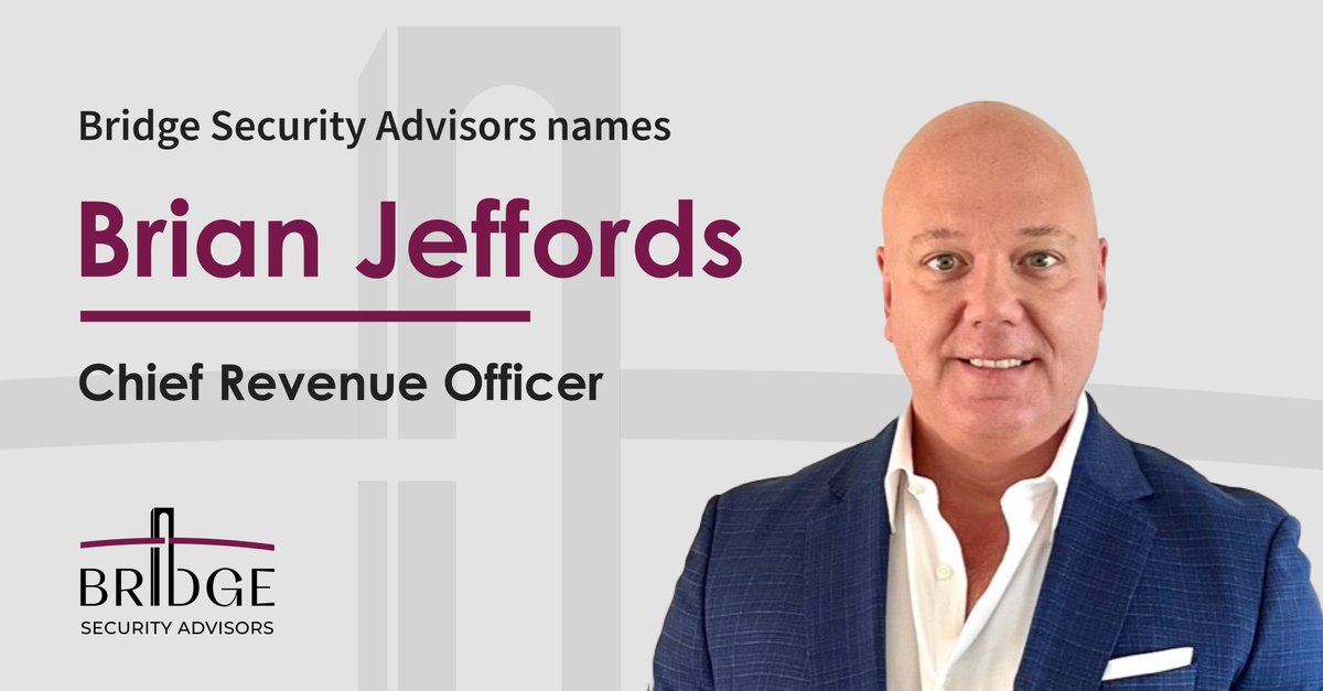 BridgeSecAdvise's tweet photo. We are happy to welcome our new CRO Brian Jeffords.  Brian will become a key member of the BSA Leadership team overseeing Sales, PreSales, Marketing and Go to Market strategy.
https://t.co/FCUBIkTbwb
#leadership #marketing #cybersecurity #security #strategy https://t.co/lXZl0Norn5