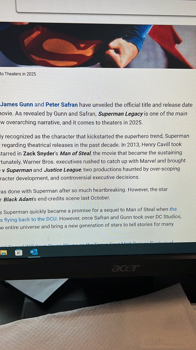 AveragePat's tweet photo. Hey @Collider how have you not realized your article about Superman has massive typos? The movie is called ‘Man of Steel’, not Man of Steal. Seriously, your editor should be fired. It has been posted for over 45 minutes now, and is still not corrected… https://t.co/PPu0fBAGml