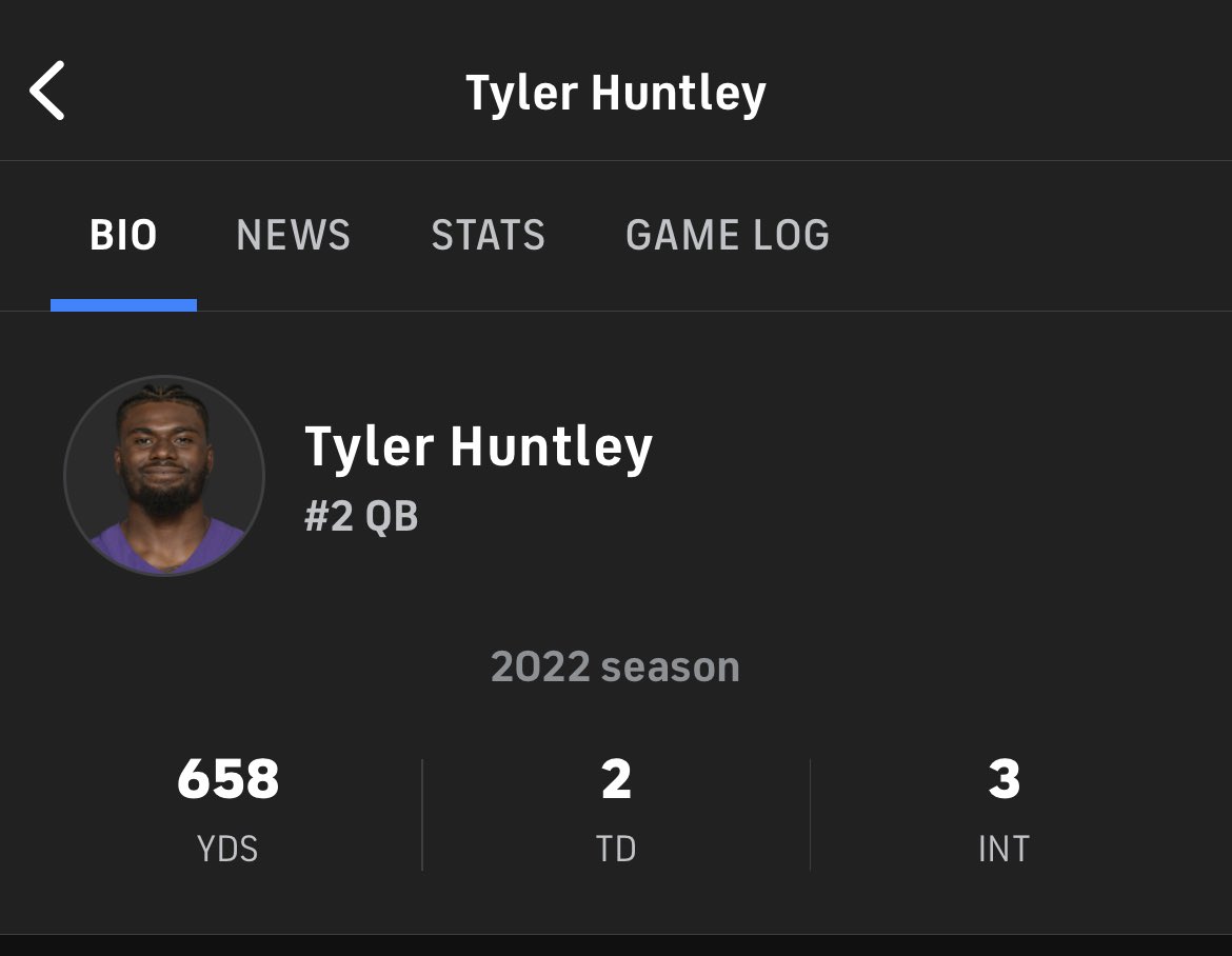 grantettinger14's tweet photo. Trying to make sense of how Huntley is a pro bowler this year after having these numbers and averaging 12.5 PPG in his 6 games he played. https://t.co/bcGKlymRpY