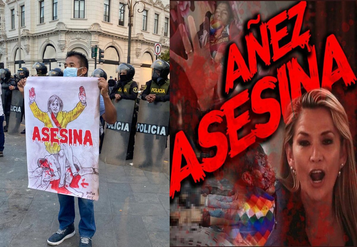 Residentes peruanos e integrantes de colectivos de resistencia anticolonialista y antiimperialista de #Bolivia 🇧🇴 protagonizaron una marcha y concentración en esta ciudad en solidaridad con las víctimas de la represión en #Peru 🇵🇪

Más en #PrensaLatina 
🔗prensa-latina.cu/2023/01/31/ane…