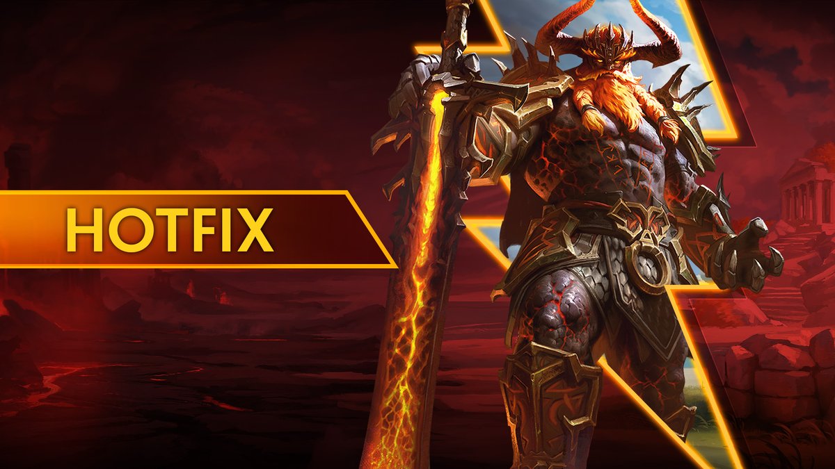 ¡Deidades!

Implementamos un Hotfix que soluciona algunos problemas como: asignaciones de roles en cola múltiple, titanes que no reciben stacks de vida y protecciones, ¡y más!

Podéis leer los detalles en nuestro Trello: trello.com/b/d4fJtBlo/smi…