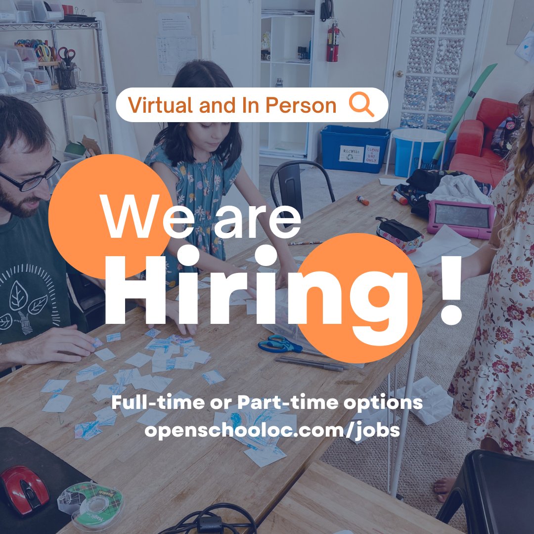 OpenSchoolOC's tweet photo. Now hiring for online and local positions! Learn more at https://t.co/fGrohCJW8a https://t.co/PrzxPOEYTO
