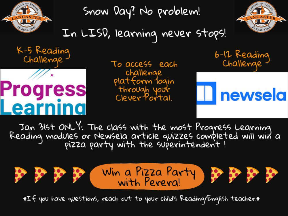 Kyran had a mouthful to say (if you know him you know he speaks his mind 😂), but he actually had fun completing this reading challenge once he got started! ❄️☃️📚@LancasterISD @WME_LISD 
#LISDLearningChallenge
#LearningChallenge 
#TigerUp