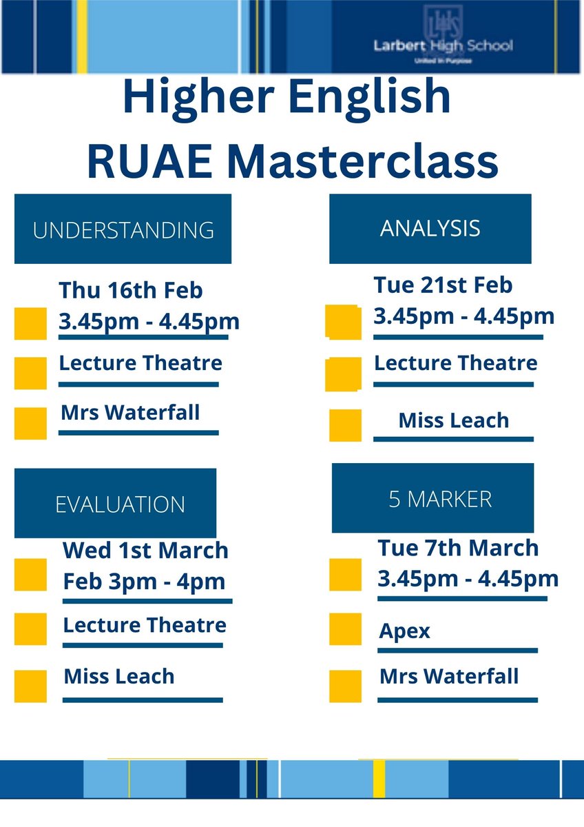 Larbert High School tweet media
