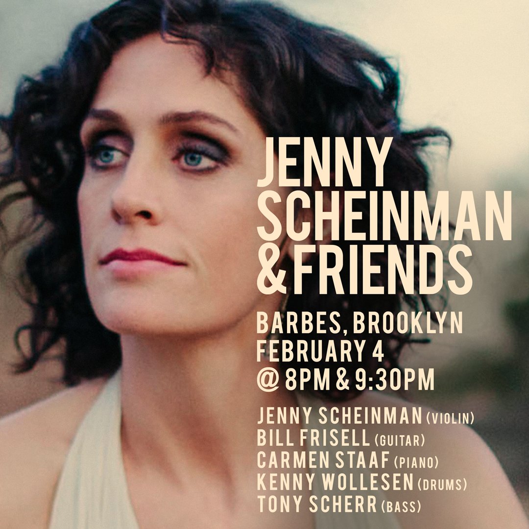 JennyScheinman's tweet photo. Newsflash! We were able to add a second set at Barbes, Feb 4 - we will now be playing at 8pm &amp; 9:30pm. Also Tony Scherr wrangled his logistics and will be able to join so we’ll have the full band! The first set sold out quickly so get your tickets soon at https://t.co/YvPv5vnJyL https://t.co/gIOwmxklae