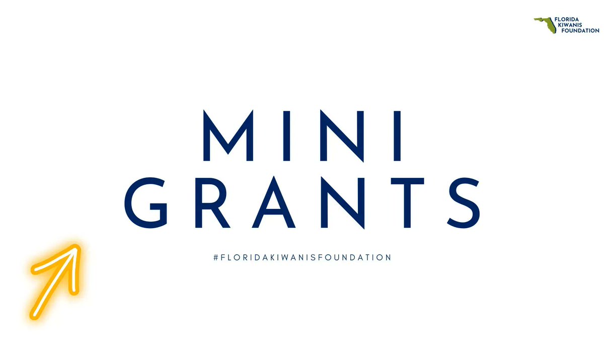 Does your Kiwanis Club know about our mini grant program?

- Grants available to Florida Kiwanis Clubs 
- Up to $750 for unplanned projects
- Available each new year (October - September)
- Funds dedicated for projects benefit children

Learn more! buff.ly/3cdgmBA