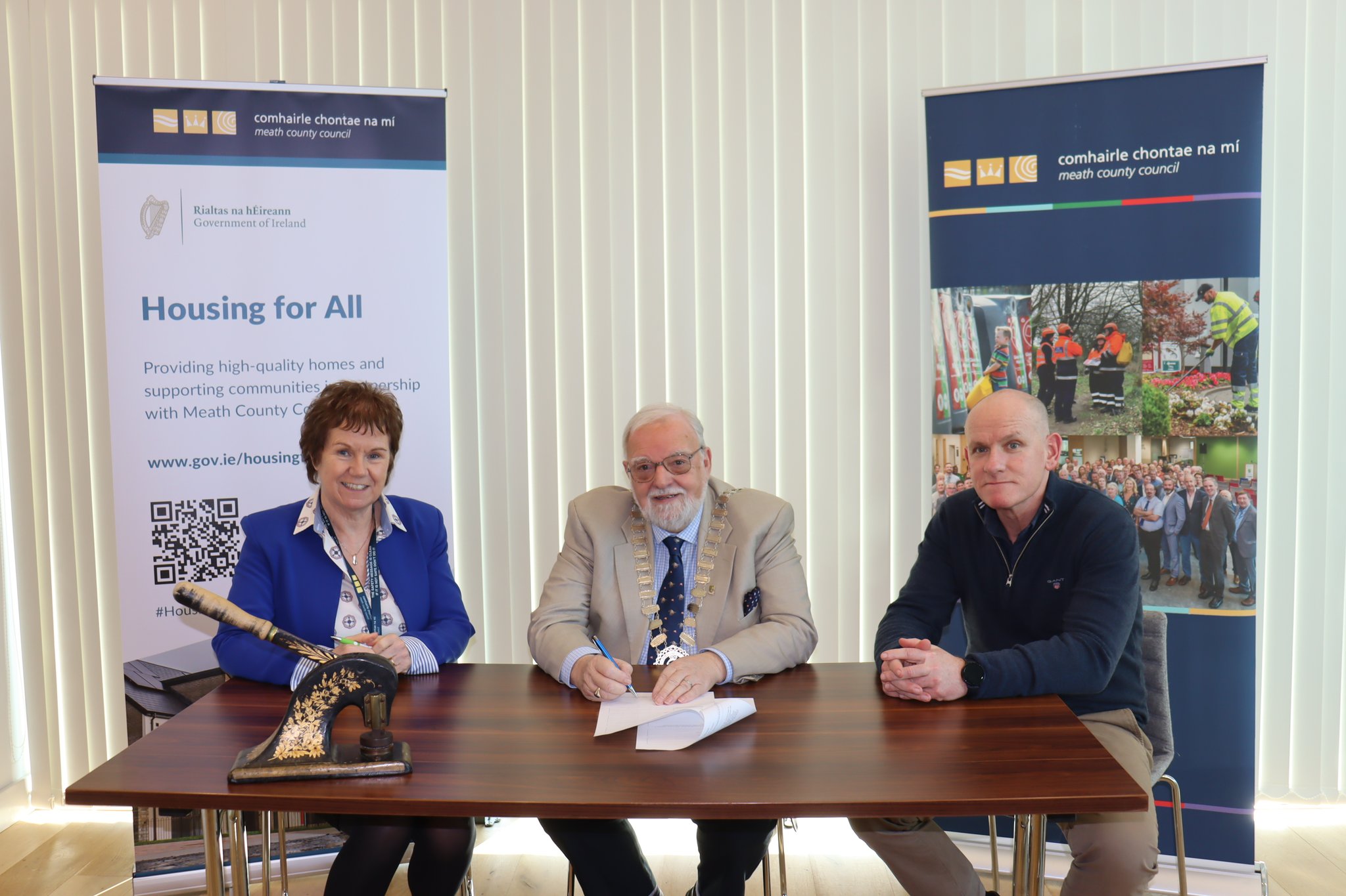 Meath County Council on Twitter "Today, the contract was signed to