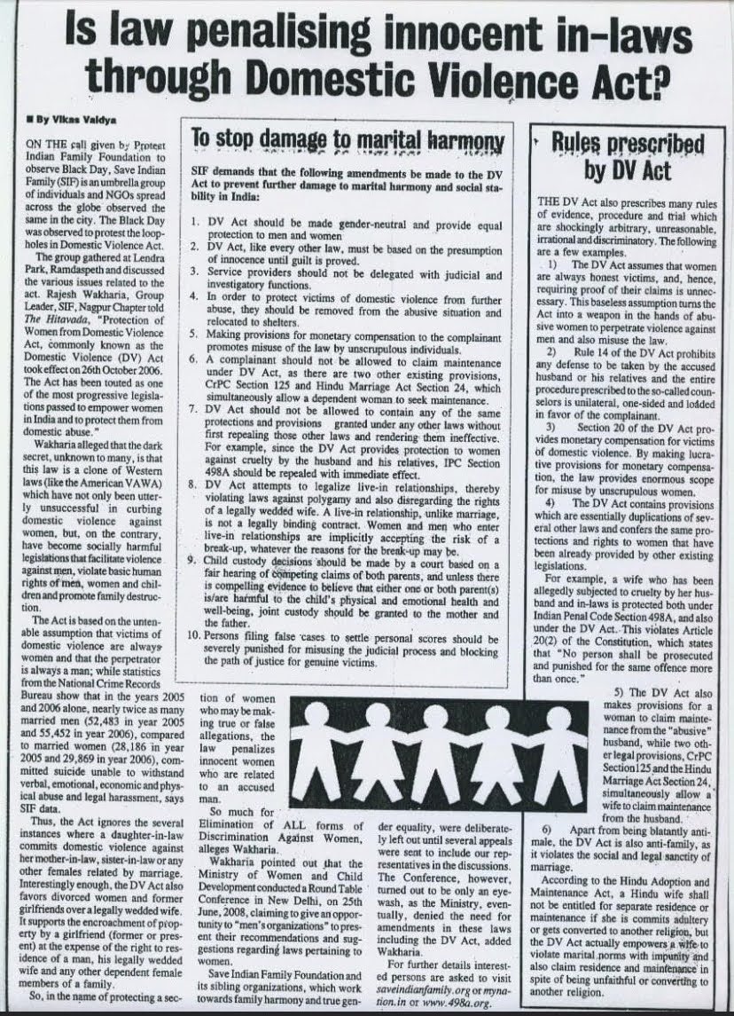 SamSiff's tweet photo. Many things done in past by Save Indian Family foundation.
@realsiff
#JoinMensrights
#learnlaws and fight https://t.co/oP0Elq5wMX