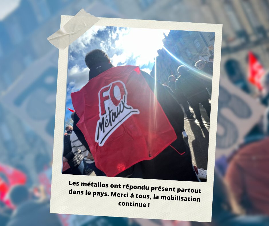 fedefometaux's tweet photo. #64ansCestNon #ReformesDesRetraites #greve31janvier #metallos https://t.co/OPuGSBxsYs