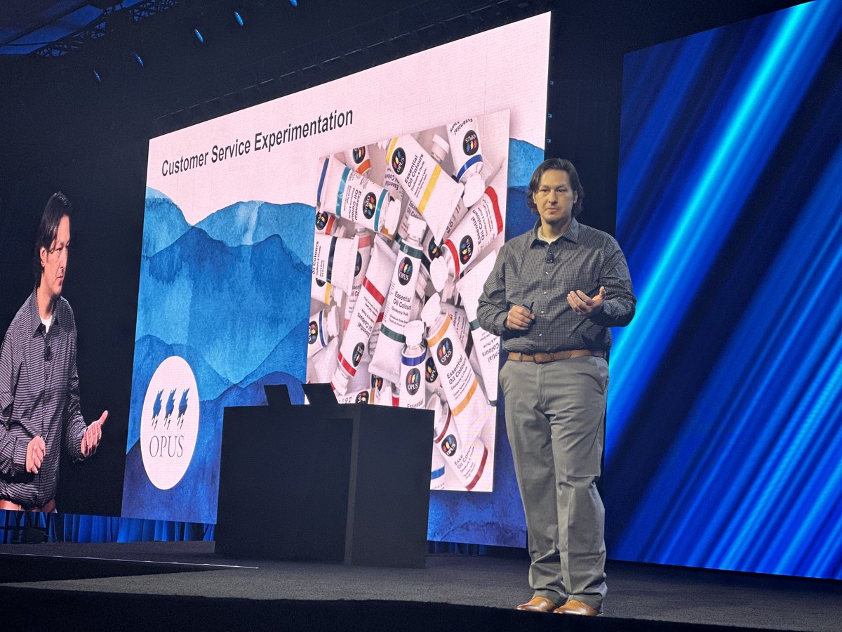 Acumatica's tweet photo. "In the retail industry, no one wants to think about technology - they want to think about customer experiences. We can take that load off of them." @joshcfischer 

#Acumatica2023R1 #AcumaticaSummit https://t.co/2LEoGJn8Rx