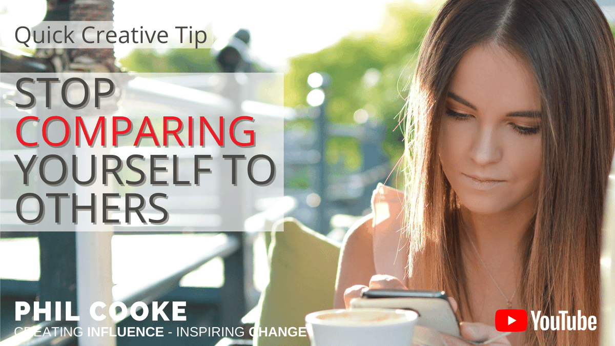 PhilCooke's tweet image. If you're scrolling your social media feed instead of creating, this is for you.
Quick Creative Tip: Stop Comparing Yourself to Others youtu.be/Tdyrskrm0QY via @YouTube 
#stopcomparing #startcreating #creativity