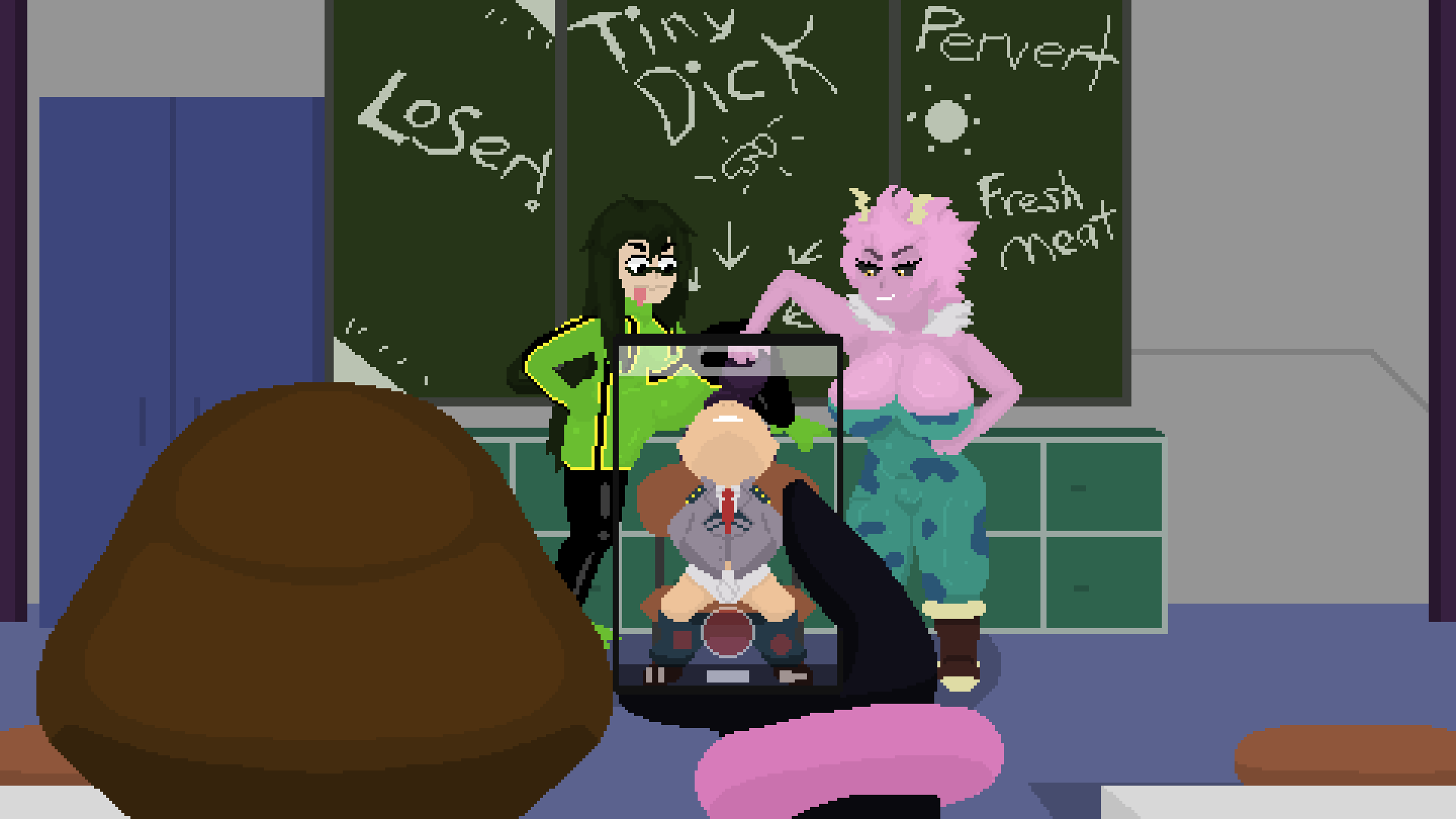 🔞 ShoeStrang on X: Making this animation. What kind of things do you want  to see them do to this poor guy? There will be a (public release) version  and a much