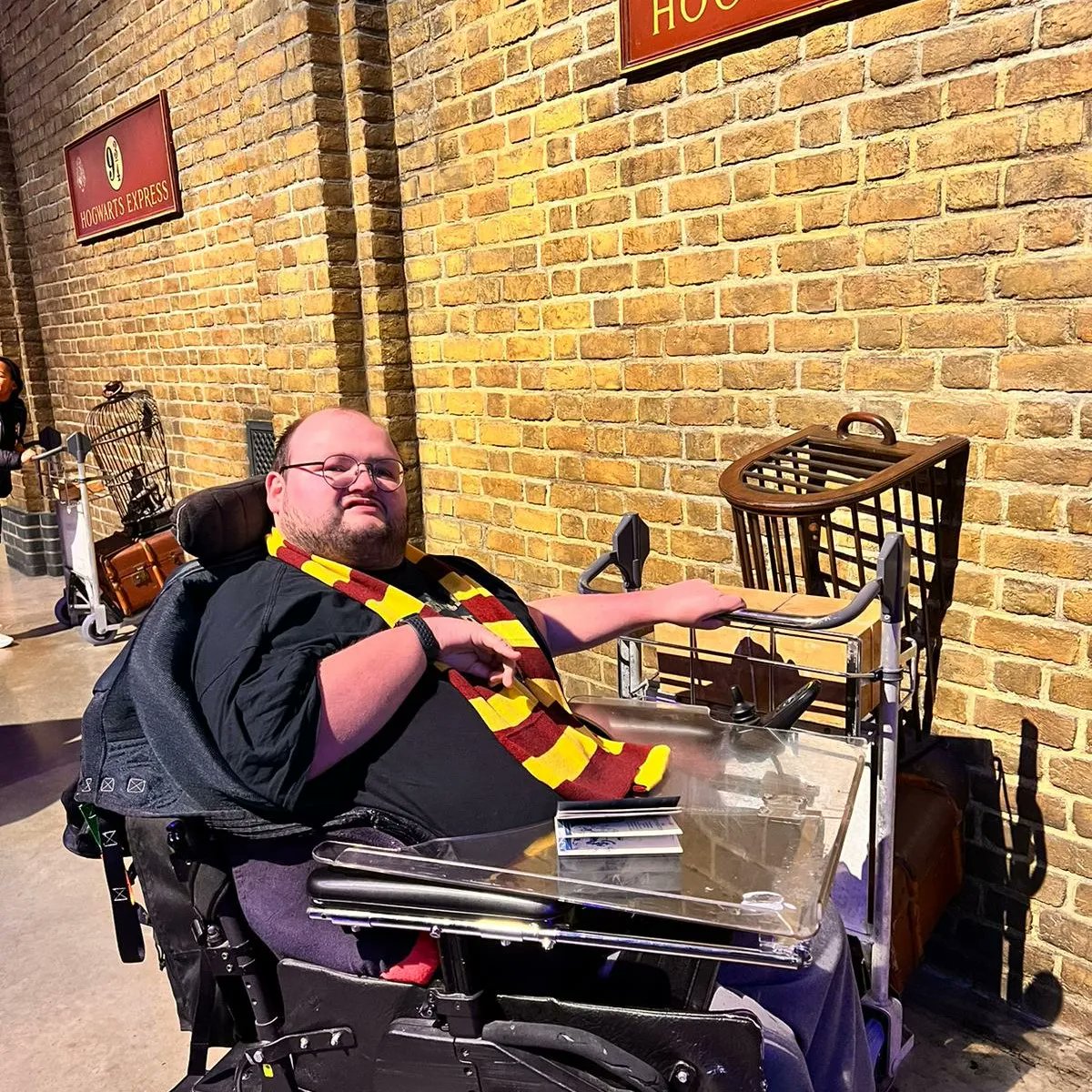 LeadingLives's tweet photo. Last week, one of our Support To Live at Home customers had a fantastic day out at Harry Potter Studios! #SupportToLiveAtHome #socialcare https://t.co/lhTxRmYvBL