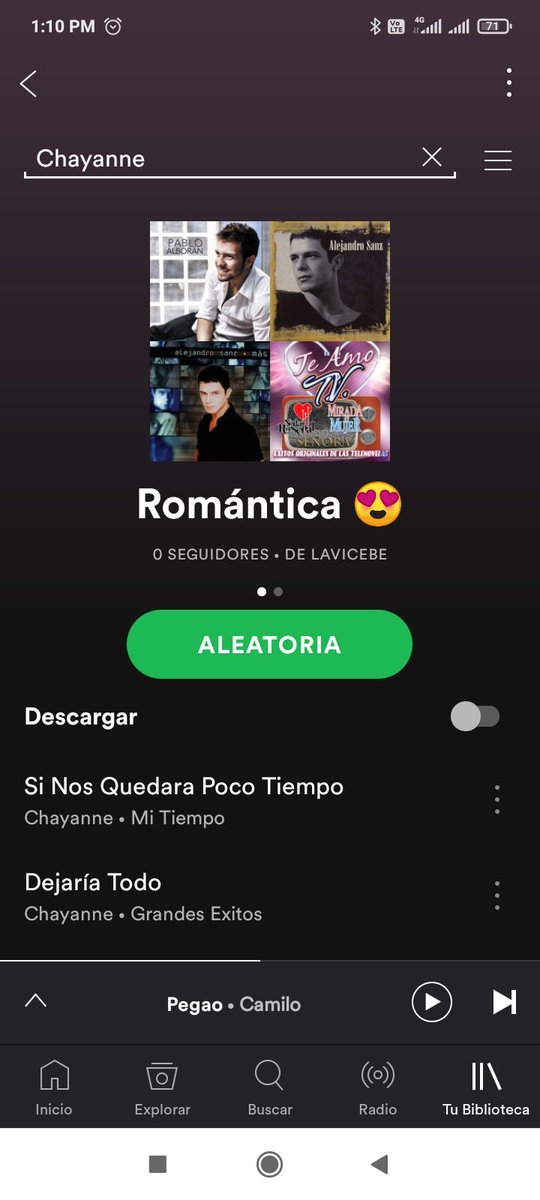 Vivice456's tweet photo. @CHAYANNEMUSIC En mi playlist de Románticas 😍 https://t.co/bVSKIgZgTp