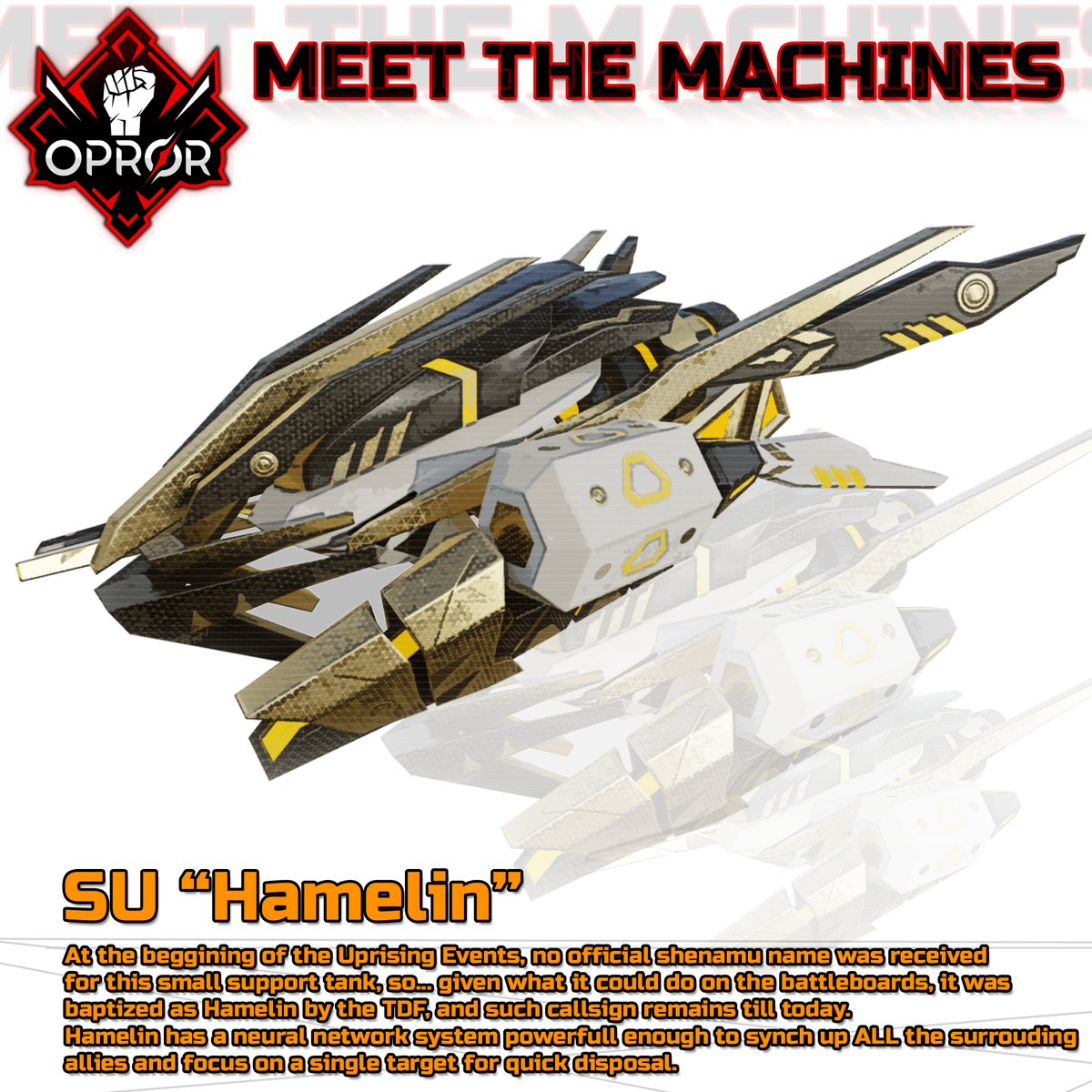 PatchNotesGames's tweet photo. Time to Meet the Machines. Which could be your favorite?

#meetthemachines #tanks #units #opror #videogames #autochess #tcg https://t.co/58cWvHyIN1