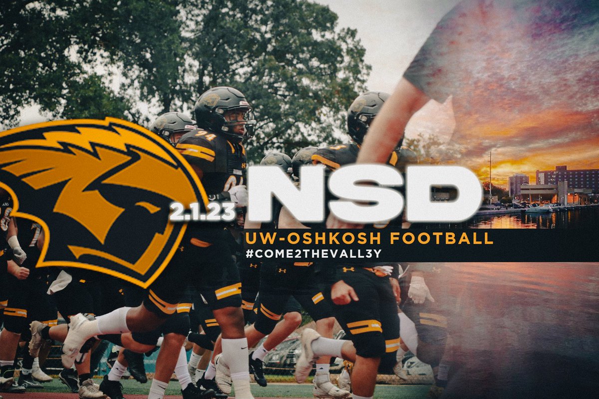 𝐓𝐨𝐦𝐨𝐫𝐫𝐨𝐰 your <a href="/UWOFootball/">UW-Oshkosh Football</a> #Come2TheVall3y Class puts pen to paper and inks their 𝗰𝗼𝗺𝗺𝗶𝘁𝗺𝗲𝗻𝘁 𝘁𝗼 𝗧𝗶𝘁𝗮𝗻 𝗔𝘁𝗵𝗹𝗲𝘁𝗶𝗰𝘀!🖊️

Stay tuned for press coverage throughout the day.📰

#TitanUp || #GoldStandard