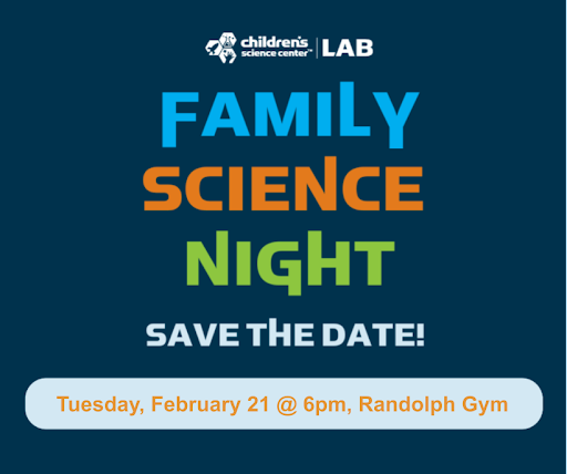 RandolphStars's tweet photo. Come to Family Science Night hosted by the Children’s Science Center Lab on February 21! @childsci! #ChildSci #FSN #FamilyFun https://t.co/idxTHDr2OD