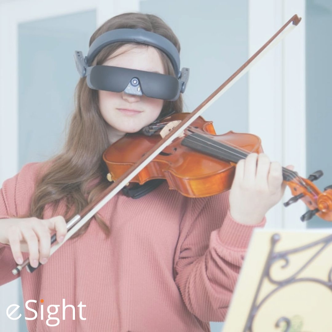 eSightEyewear's tweet photo. Happy Inspire your Heart with Art Day! Today, we wanted to share some of our eSight users sharing their art with others! 

With eSight, musicians are able to continue doing what they love.

#ArtDay #eSight #eSight4 #AssistiveTechnology #VisuallyImpaired  #VisionLoss https://t.co/ikinID6cjk