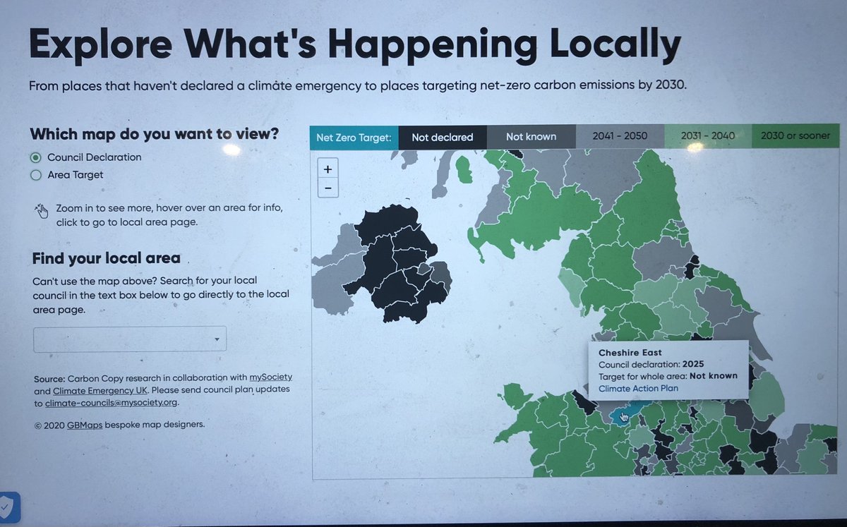 grayl43's tweet photo. @Go_CheshireWest Interesting bit of info on https://t.co/qEpA514HWF showing the difference in @Go_CheshireWest &amp; @CheshireEast wrt to #ClimateAction https://t.co/x2K9klDGmk
