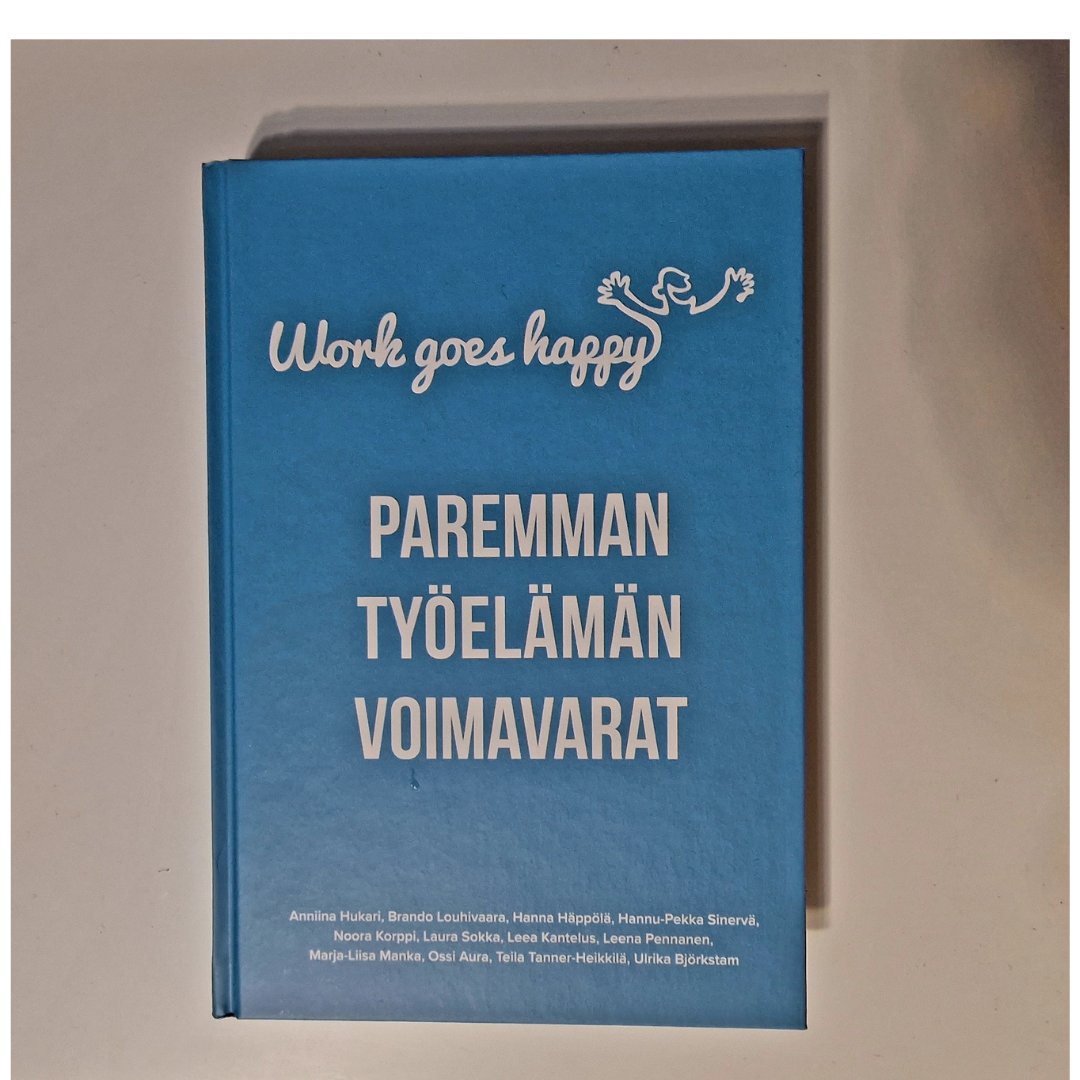 Siinä se nyt on, kovat kannet ja rautaista sisältöä🦾 

<a href="/Workgoeshappy/">Work goes happy International</a> - kirja #paremmantyöelämänvoimavarat!

Olethan jo ilmoittatunut perjantain 3.2. maksuttomaan #webinaari iin, jossa kaikki kirjan 12 työelämän ammattilaista luennoivat klo 9-14?

wgh.fi/ilmoittautumis…
