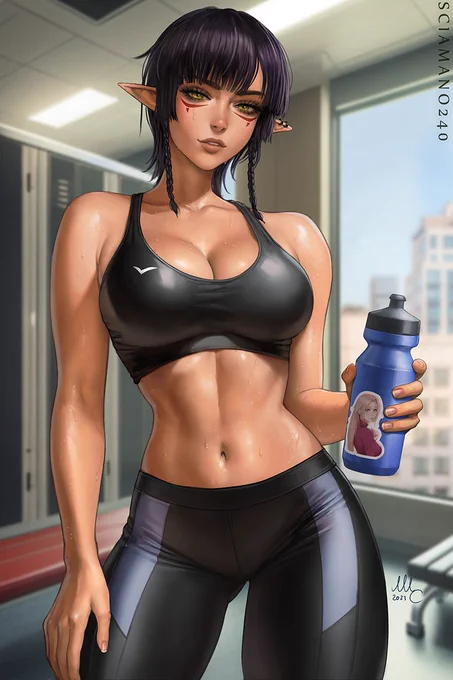 My OC Valerie, but with shorter hair. 