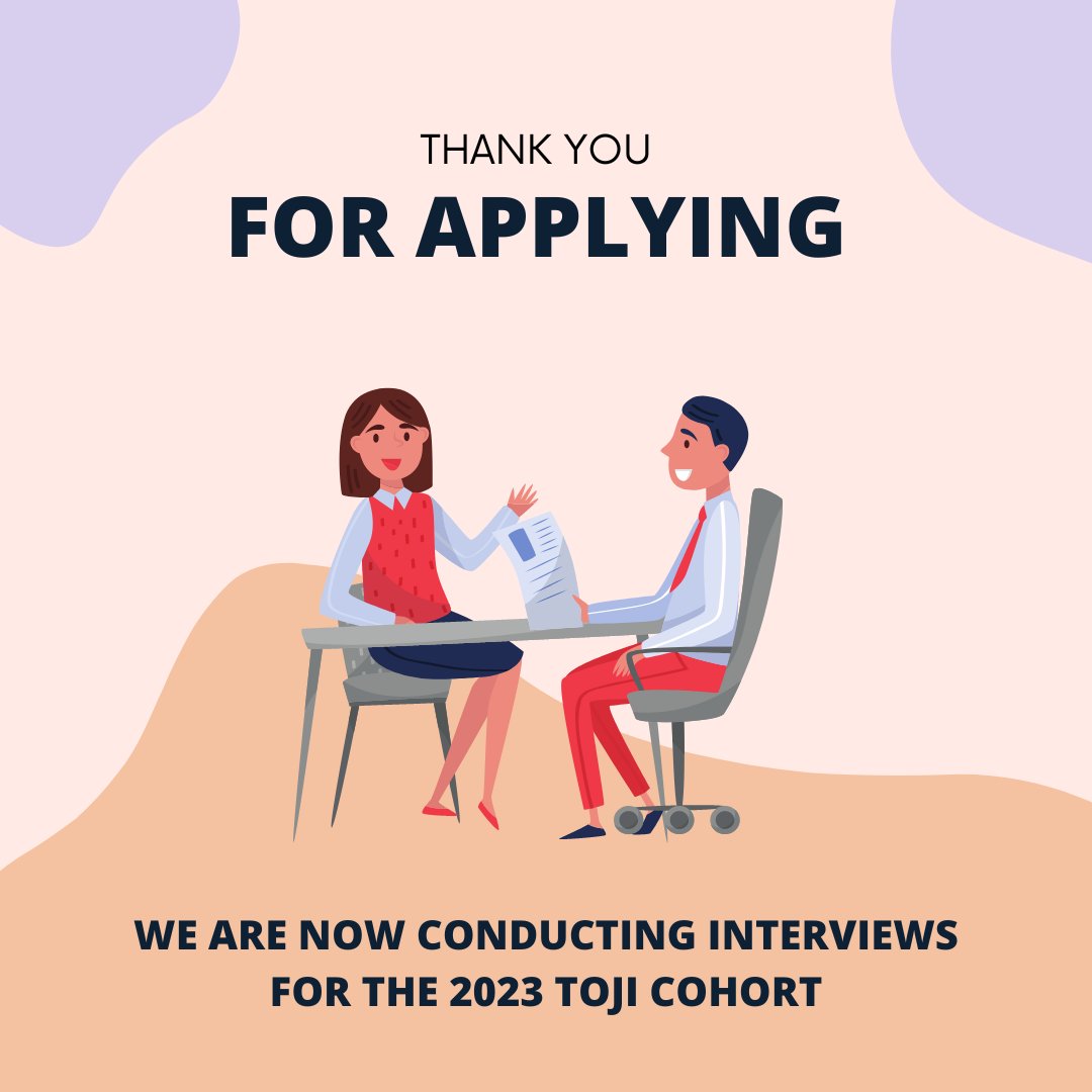 txoji's tweet photo. Thank you to all who applied! We are now conducting interviews and will make selection decisions either late next week or the following. Stay tuned!

PS: if we received your application after Sunday, you'll be first in line for the next cohort. https://t.co/5MR3pGX9SN