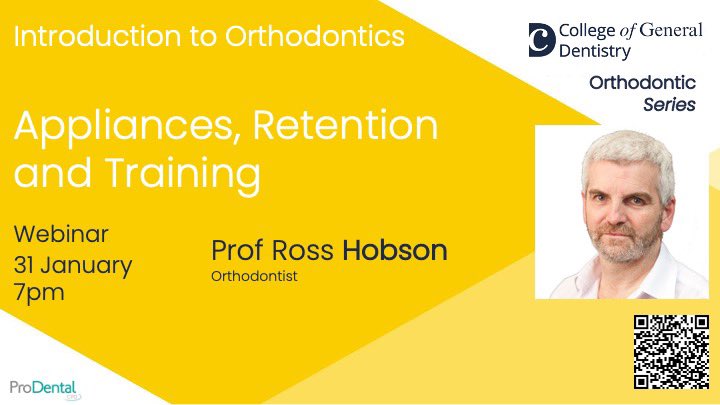 Starting soon
#orthodontics #dentalcpd @CGDent @FGDP_UK @BOSbraces @Agilio_Dental 
prodentalcpd.live/retention