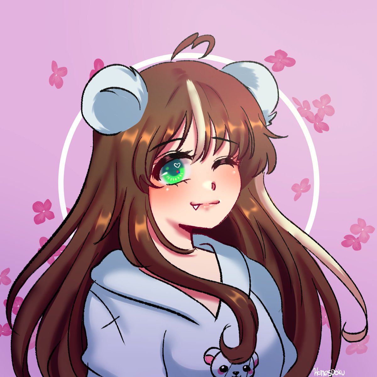 ShiroKyokuma's tweet photo. Haciendo un iconmatch con mi hermoso esposo @D4rkxuz 👑💕 Y también un dibujito cute de su osita 🐻❄️💫
¡Me encanta cómo quedaron! 💖
Créditos a @HanesDoku por los hermosos dibujos ✨
#NuevaFotoDePerfil #NewProfilePic #Shiroxuz #ShiroDraw https://t.co/jxNc43GEn5