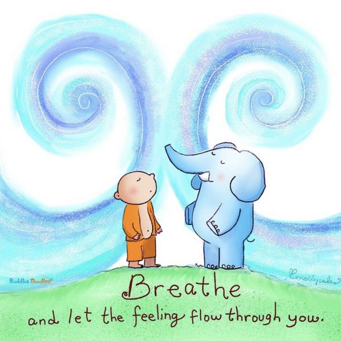 Breathe - and let the feeling flow through you

Image: <a href="/BuddhaDoodles/">Buddha Doodles</a>