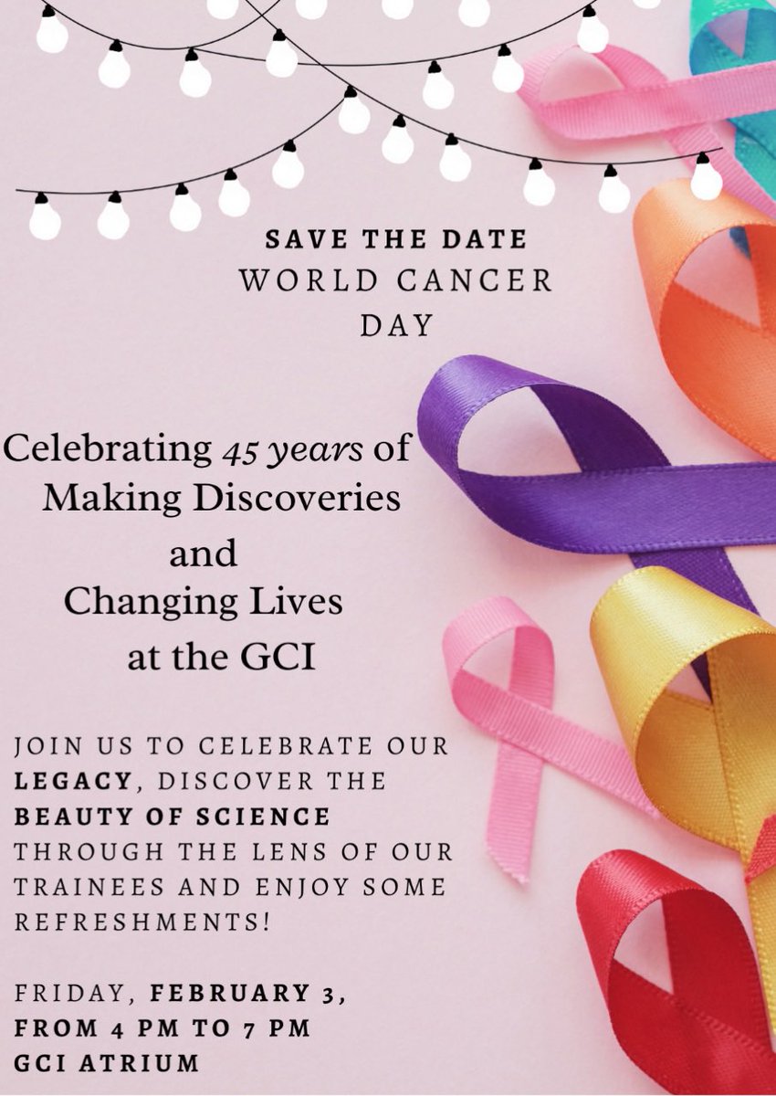 gcss_gci's tweet image. Join us this Friday starting at 4pm in the atrium to celebrate 45 years of the GCI 🎉🍾🎈