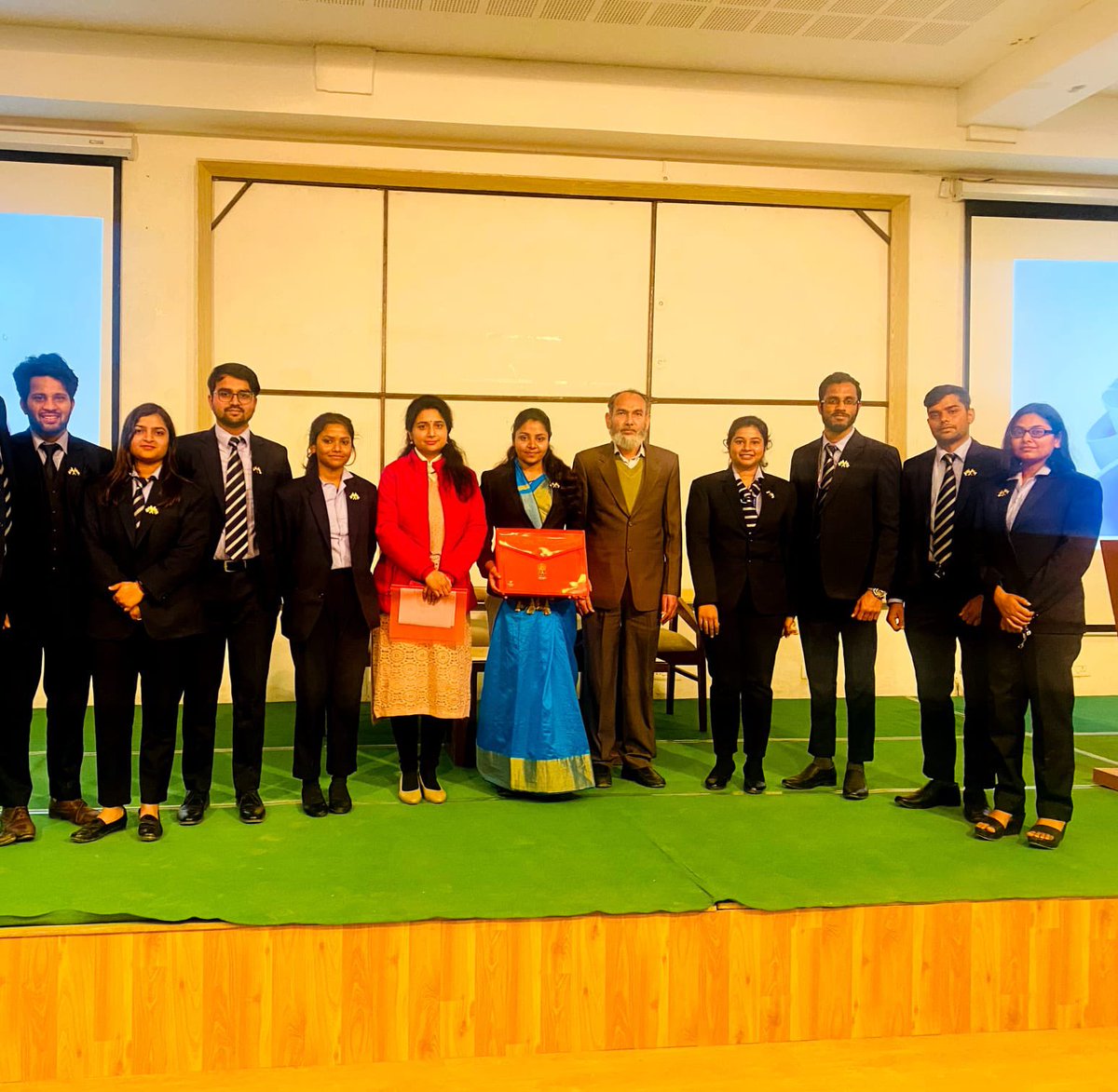 DoonBSchool's tweet photo. Pre Union Budget 2023 analysis and explanations were performed by students’ youth parliaments, impersonating the finance minister even including “Halwa Ceremony “.
#buget2023 #unionbudget #analysis #youthparliament https://t.co/I0xkzqBMu6