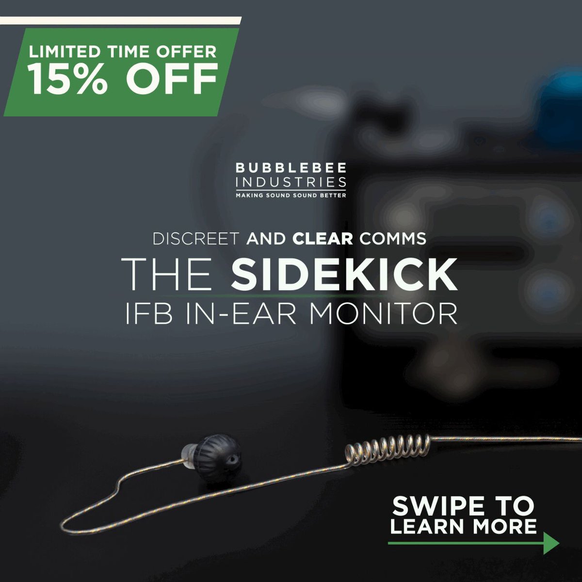 trewaudio's tweet image. The @Bubblebee_Ind Sidekick is now 15% off worldwide for a limited time only!

bit.ly/3JtQNxe

#makingsoundsoundbetter #bubblebeeindustries #trewaudio