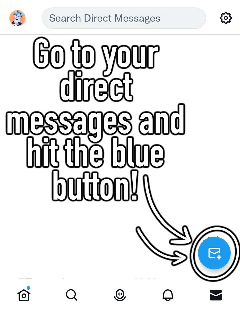 imbluewisp's tweet photo. ⚠️ The new update eliminated the DM button! ⚠️

Share this &amp; hopefully it will get sorted soon.
In the meantime, don’t forget to show love to your favorite creators! https://t.co/7tkvSHIIGm