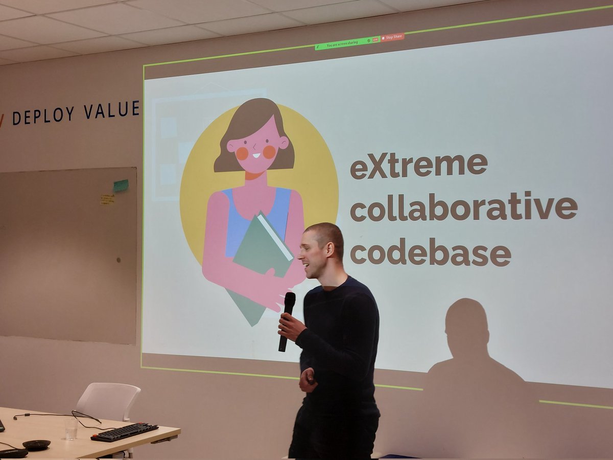 mavimo's tweet photo. Extreme collaborative codebase w/ @AlessioCoser at @xpugbg .. ice breaker? #monorepo Vs #multirepo war 😅🤣 https://t.co/rFKfAjRjhM