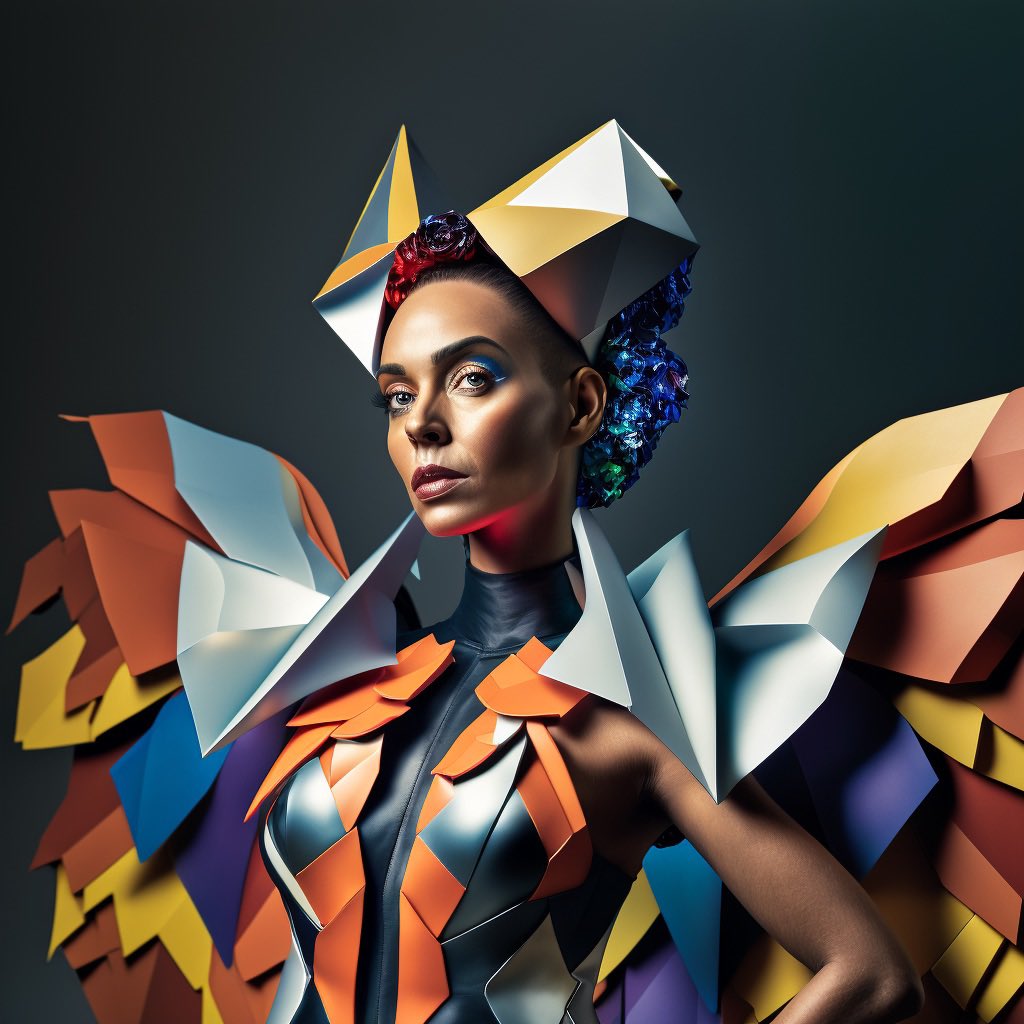 High fashion #ai art direction #midjourney #fashion #polygonheroes