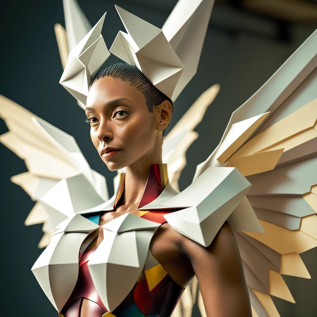 High fashion #ai art direction #midjourney #fashion #polygonheroes  #aiart