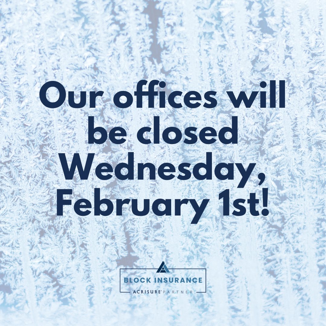 Block Insurance tweet media